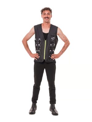 Weste Shot Halterung Kleiner Feigling Herren schwarz S/M