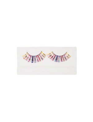 Wimpern Glitzer Regenbogen Farbe: rainbow