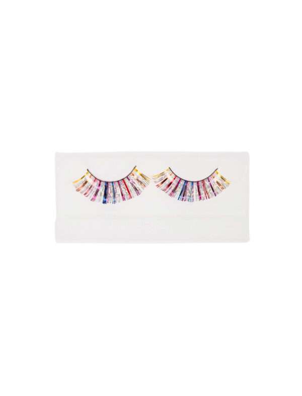 Wimpern Glitzer Regenbogen Farbe: rainbow