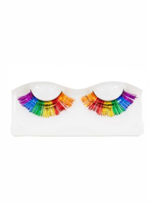 Wimpern Lametta rainbow