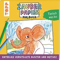 Malbuch "Zauberpapier - Tierisch was los"