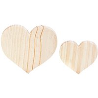 Herzen aus Holz