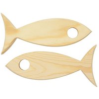 Reagenzglashalter "Fisch" aus Holz