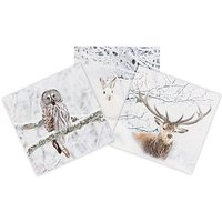 Canvas-Coupon "Wintertiere"