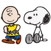 Peanuts Applikationen "Snoopy und Charlie"