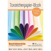 buttinette Tonzeichenpapier-Block