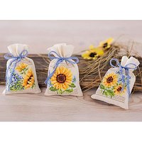 Geschenk- und Kräutersäckchen "Sonnenblumen"