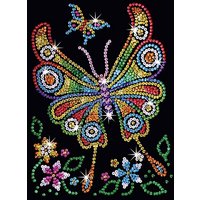 Sequin Art Paillettenbild "Schmetterling"