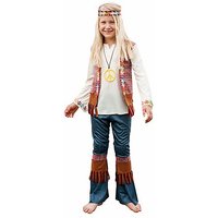 Hippie-Kostüm "Love & Peace" für Mädchen
