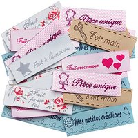 buttinette Label-Set "handmade" in Französisch