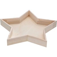 Tablett "Stern" aus Holz