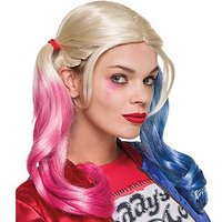 DC Comics Zopfperücke "Harley Quinn"