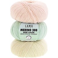 Lang Yarns Wolle Merino 200 Bébé Color "Dégradé"