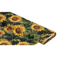 Baumwollstoff-Digitaldruck "Sonnenblumen"