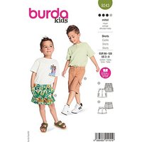 burda Schnitt 9243 "Shorts für Kinder"