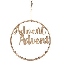 Adventskalender-Ring "Advent" aus Holz