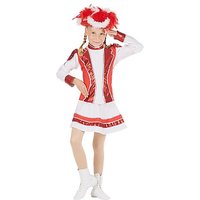 buttinette Gardekostüm rot/weiß/silber für Kinder