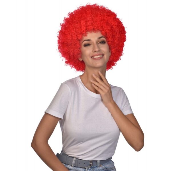 9910249 afro wig red lady 42568