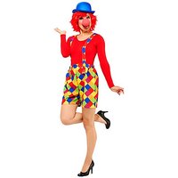 Shorts "Clown" mit Hosenträgern für Damen
