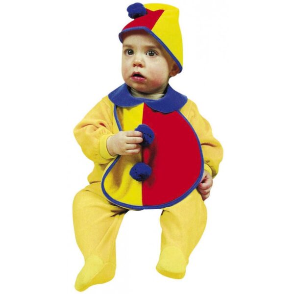 mini clown kost m f r babys