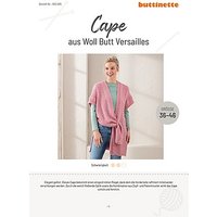 Strickanleitung - Cape aus Woll Butt Versailles