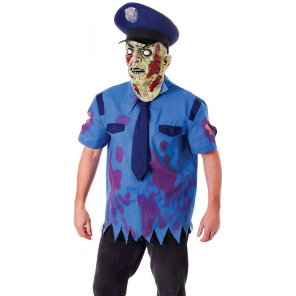 zombie police cop kostuem