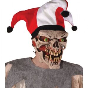 Evil Joker Horrorclown Maske für Halloween