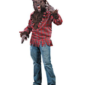 Werwolf Kostüm Braun für Halloween & Fasching