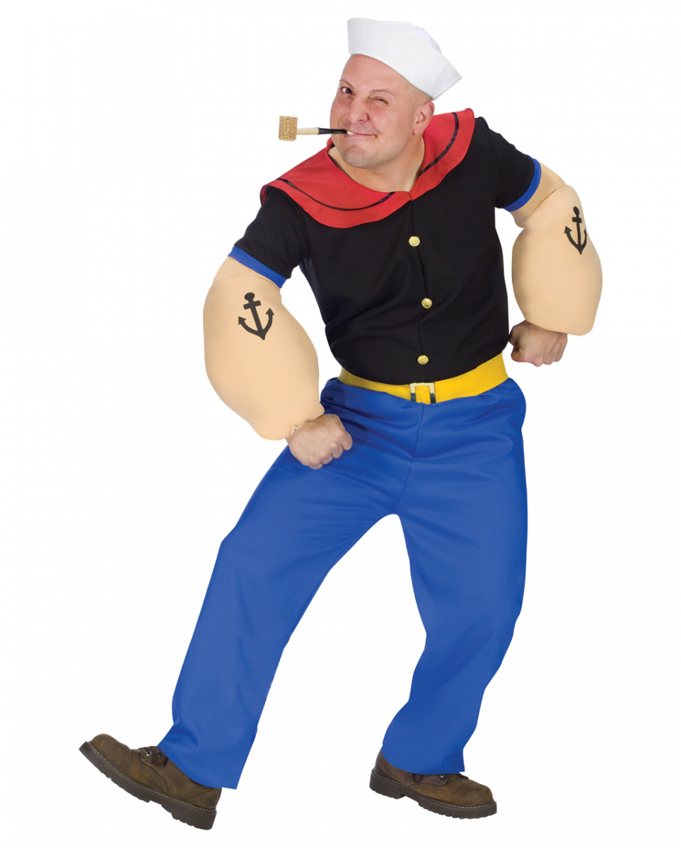 Original Popeye Kostüm ML Seemann  Kostüm