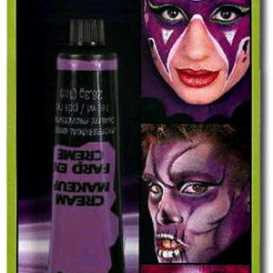 Creme Make Up Violett in der Tube   Halloween Make Up