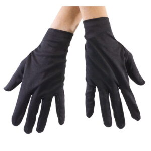 Schwarze Stoff Handschuhe   Kostümhandschuhe günstig kaufen