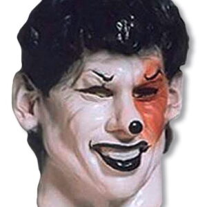 Schwarzer Joker Foamlatex Maske  Halloween Masken kaufen