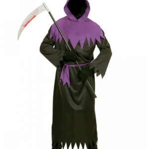 Phantom Kostüm mit violetten Kragen für Halloween XL