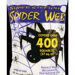 Weißes Spinnennetz   Grusel Deko