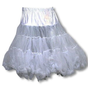 Petticoat Weiss Rockabilly Pinup Gothic Petticoat XXL /44