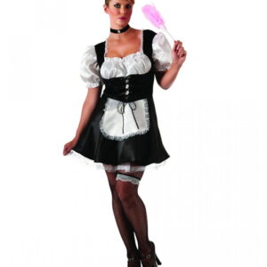 Sexy Hausmädchen Kostüm Plus Size als French Maid