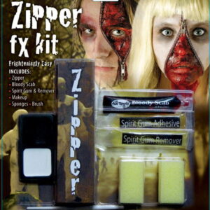 Blutige Reißverschluss Wunde  Halloween Spezial Make-up Effekt