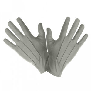 Stoffhandschuh grau -Handschuhe grau-