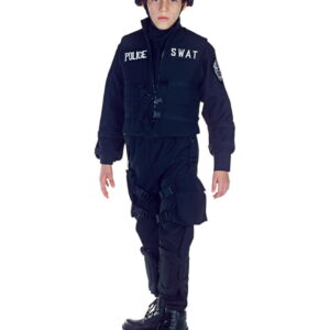 S.W.A.T. Polizei Kinderkostüm für Fasching XL