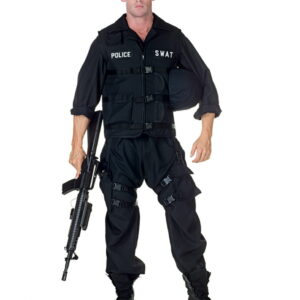 S.W.A.T. Officer Kostüm XXL US Polizeiuniform