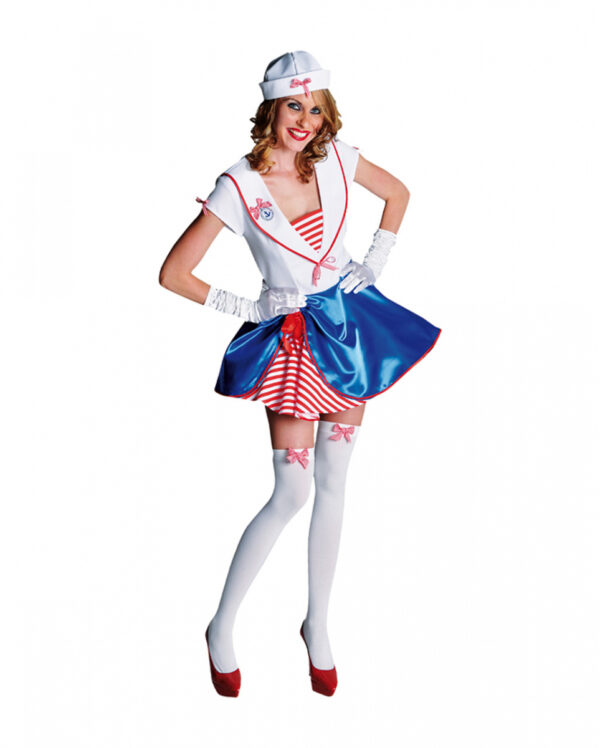 Matrosen-Mädchen Premium Kostüm XL   Fasching Kostüm
