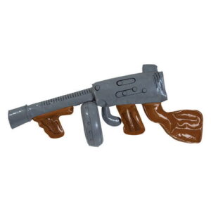 Aufblasbares Gangster Maschinengewehr  Spielzeug Waffe  Gangster