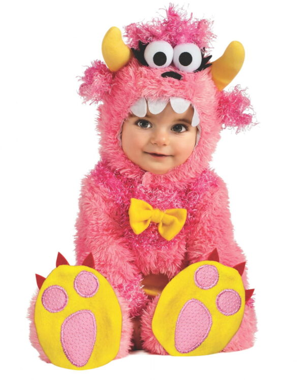 Süßes Pink Monster Babykostüm für Halloween & Fasching M