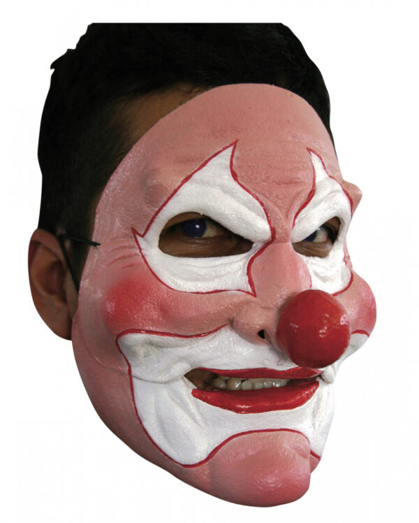 Verrückter Clown Halbmaske  Horror Clown  Latex Halbmasken