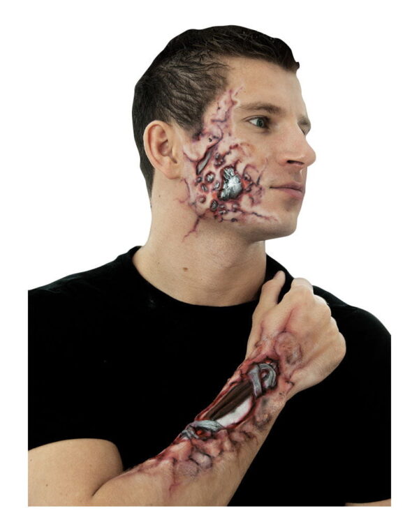 Terminator Latexwunde Spezial Make-up Effekt