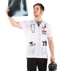 Doktor Feel Good Fun-Shirt   Bedrucktes Spaß T-Shirt eines Arzt Kittels L