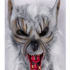 Werwolf Maskerade mit Fell   Werwolfmaske eines Lykaners