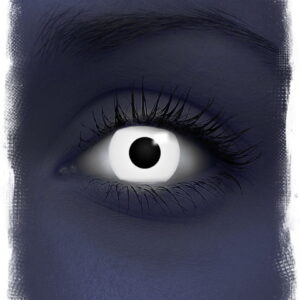 UV Motivlinsen Weiß   Weiß-leuchtende Kontaktlinsen