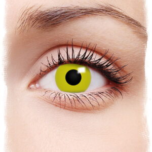 Motivlinsen Rabenaugen gelb   Gelbe Raben Kontaktlinsen