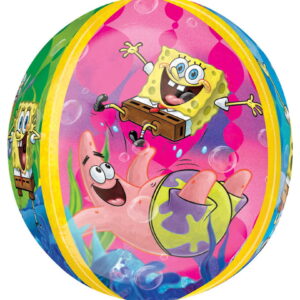Spongebob Folienballon   bedruckter Ballon in Metalloptik